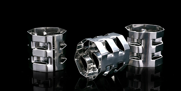 Metal packing for butyl acetate production process stability